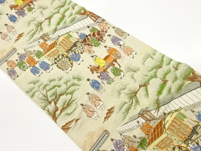 JAPANESE FUKURO OBI / WOVEN PEOPLE IN THE PAST